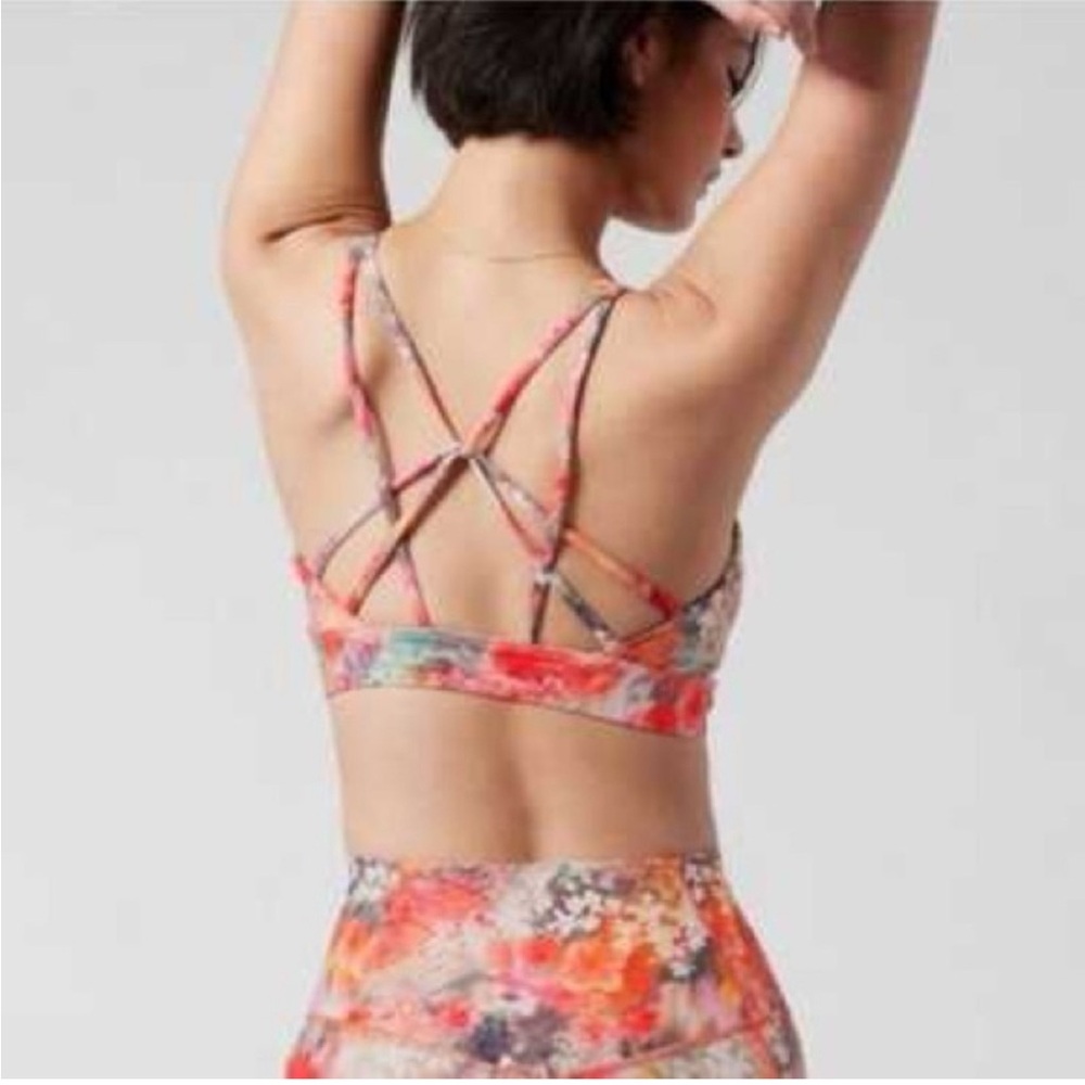 Athleta Solace Sports Bra A-C, Blossom Pink